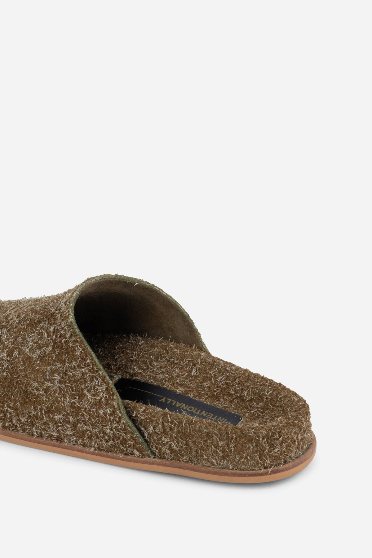 Intentionally Blank - Agatha Brushed Suede Slip On Mule -