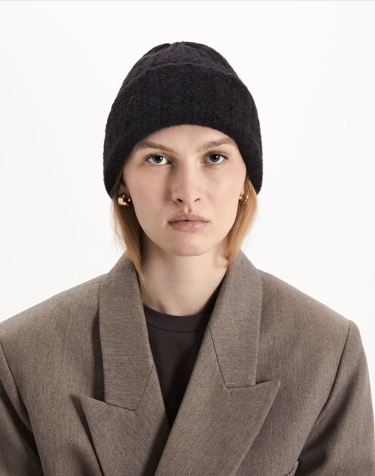 Hyer Goods - Alpaca Chunky Wool Rib Beanie -