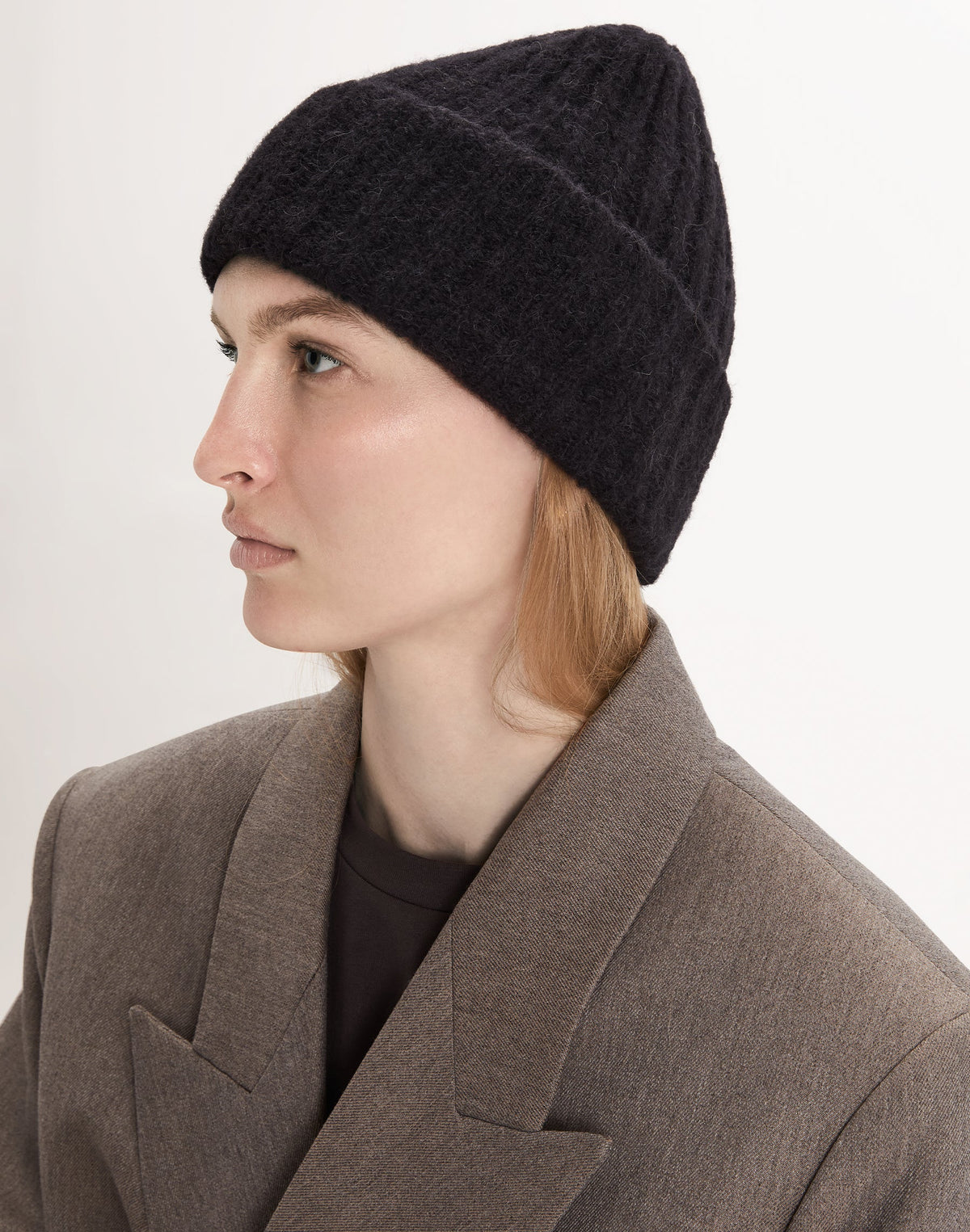 Hyer Goods - Alpaca Chunky Wool Rib Beanie -