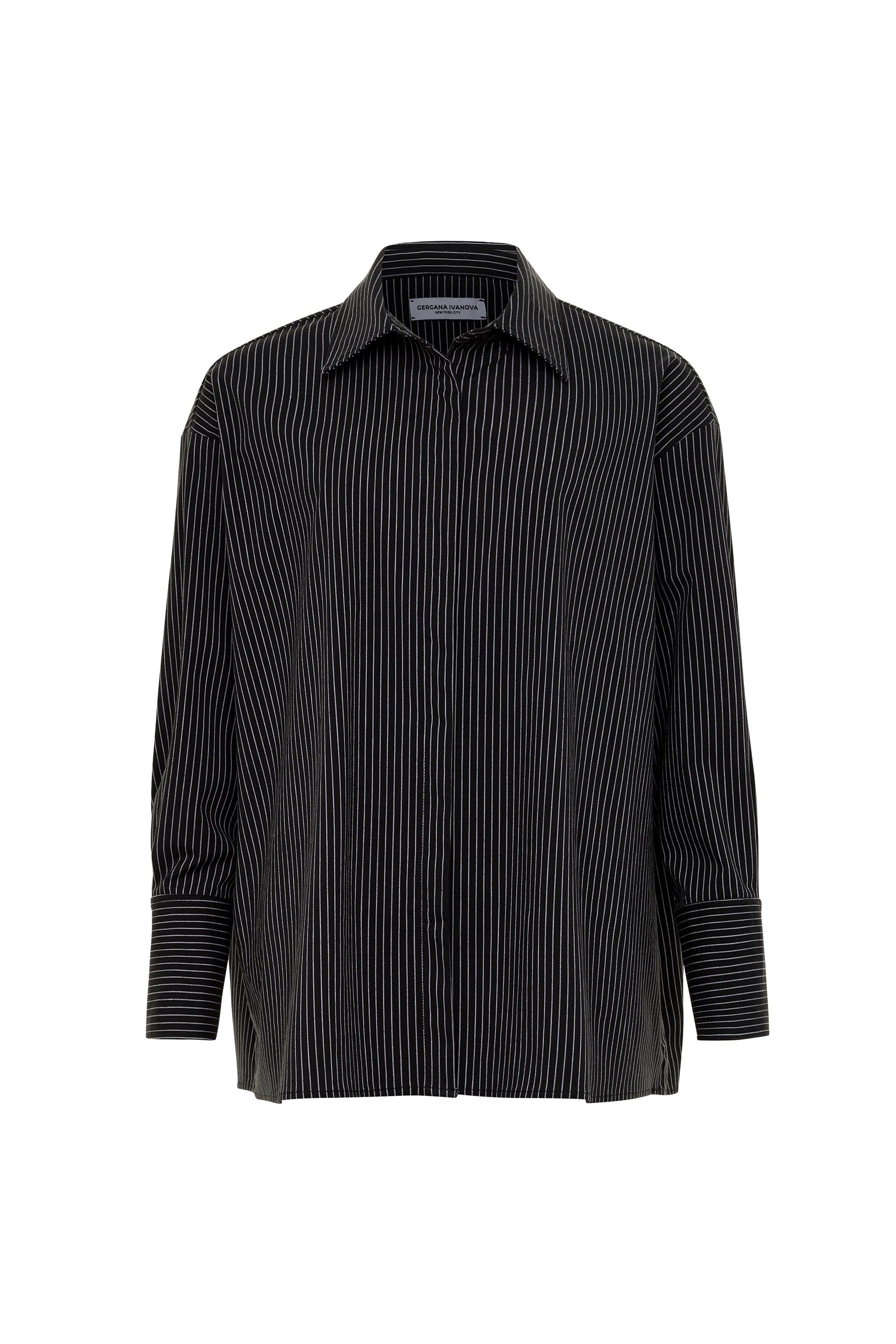 Gergana Ivanova - Amber Shirt Black Stripe -