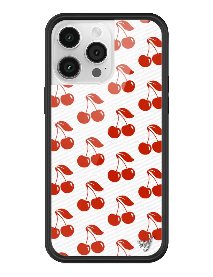 Wildflower iPhone case 14 Pro Max American Cherries Red Cute