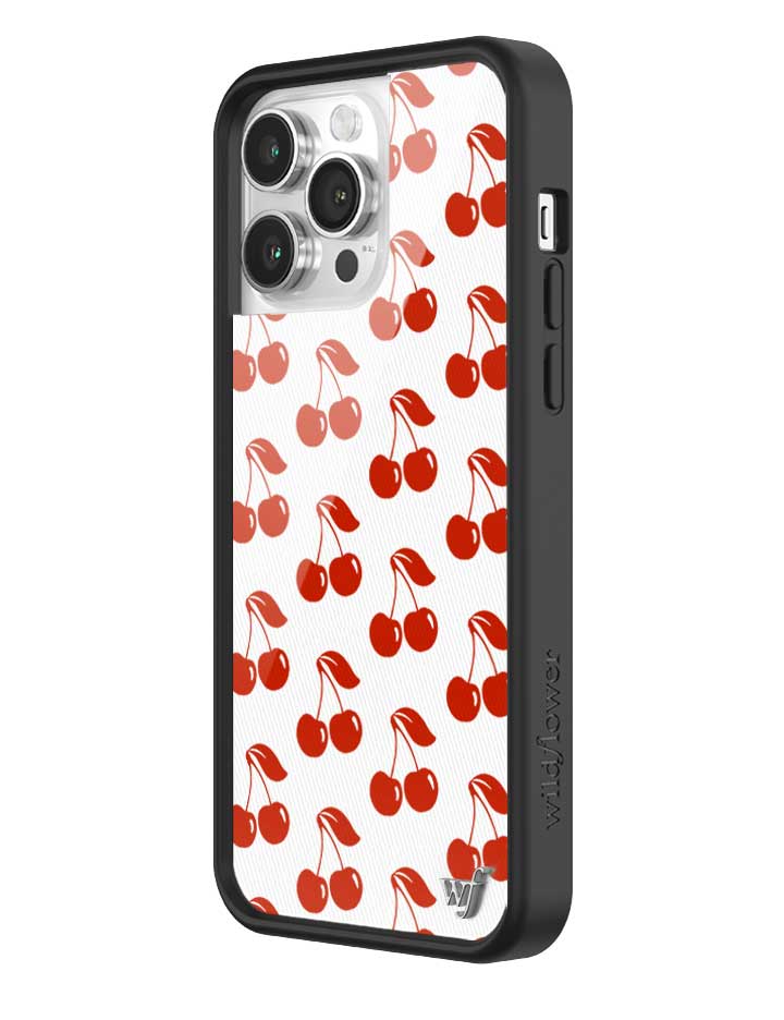 Wildflower iPhone case 14 Pro Max American Cherries Red Cute