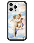 wildflower iphone case 15 pro max angels blue white
