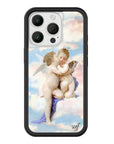wildflower iphone case 16 pro angels blue white