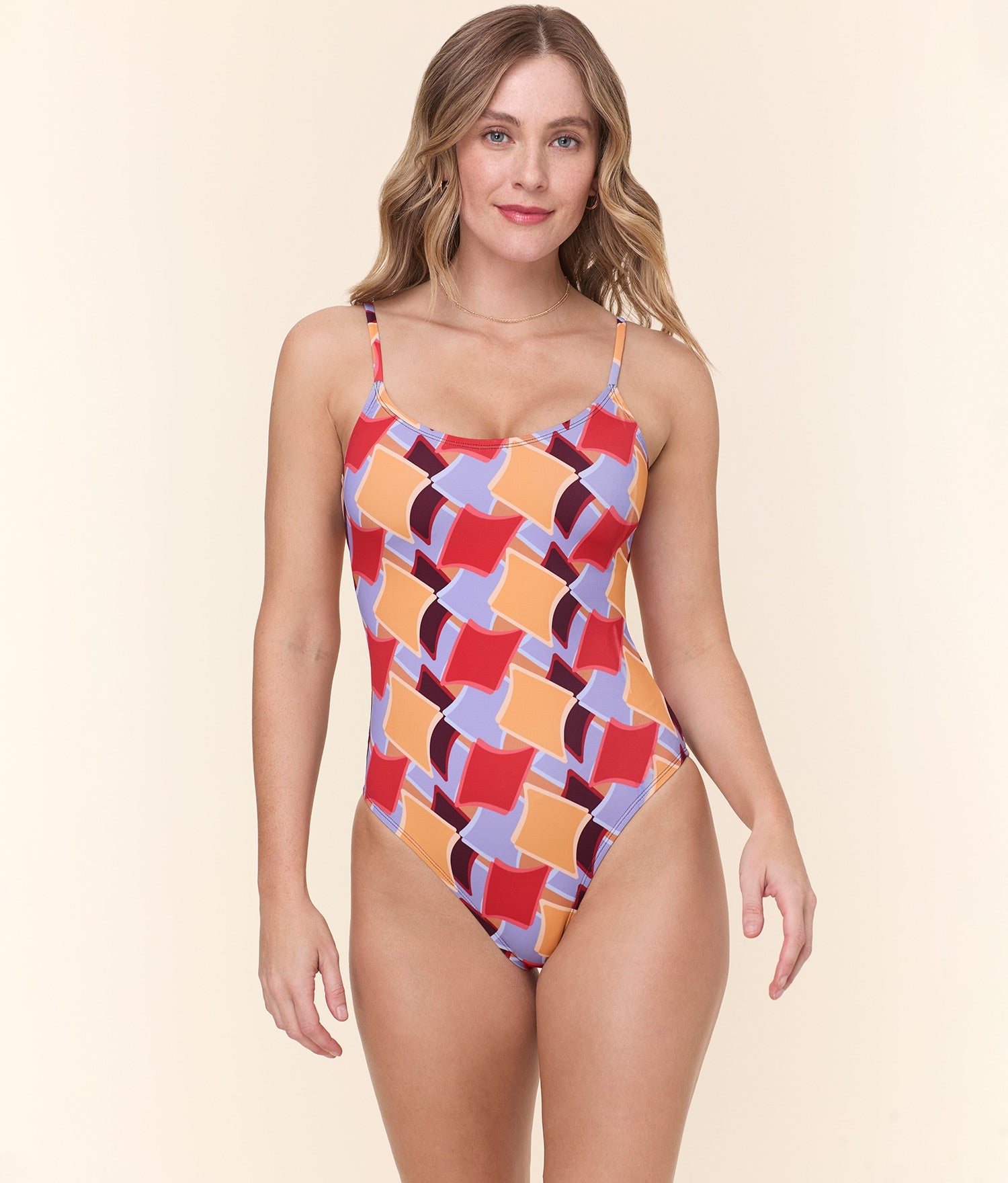 Andie Swim - The Amalfi One Piece - Eco Nylon - Mod Geo - Classic -