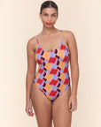 Andie Swim - The Amalfi One Piece - Mod Geo, Long Torso -