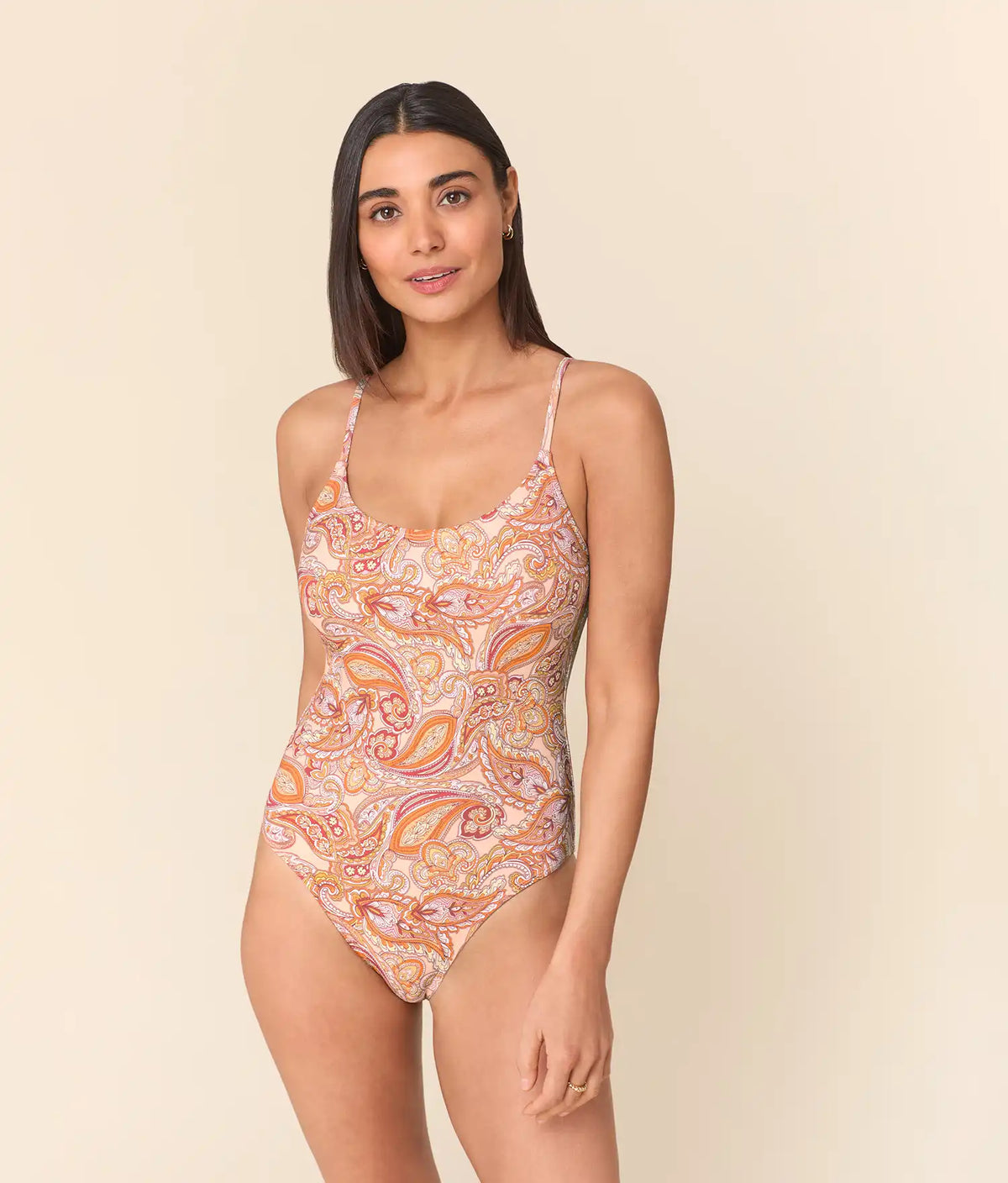 Andie Swim - Amalfi One Piece - Sunset Paisley -