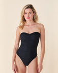 Andie Swim - Pana One Piece Long Torso - Black Paisley -