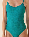 Andie Swim - Amalfi One Piece Long Torso - Oasis -