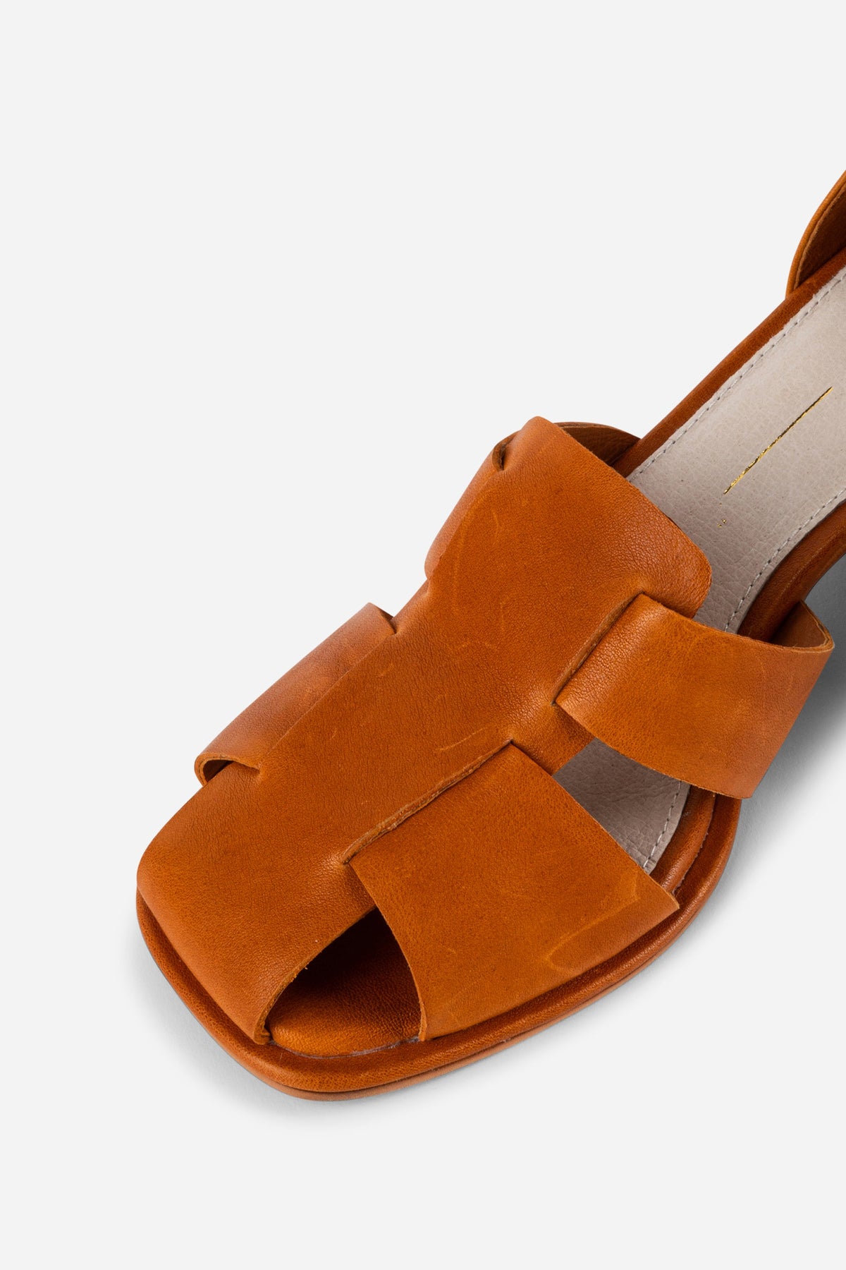 Intentionally Blank - April Leather Fisherman Heel -