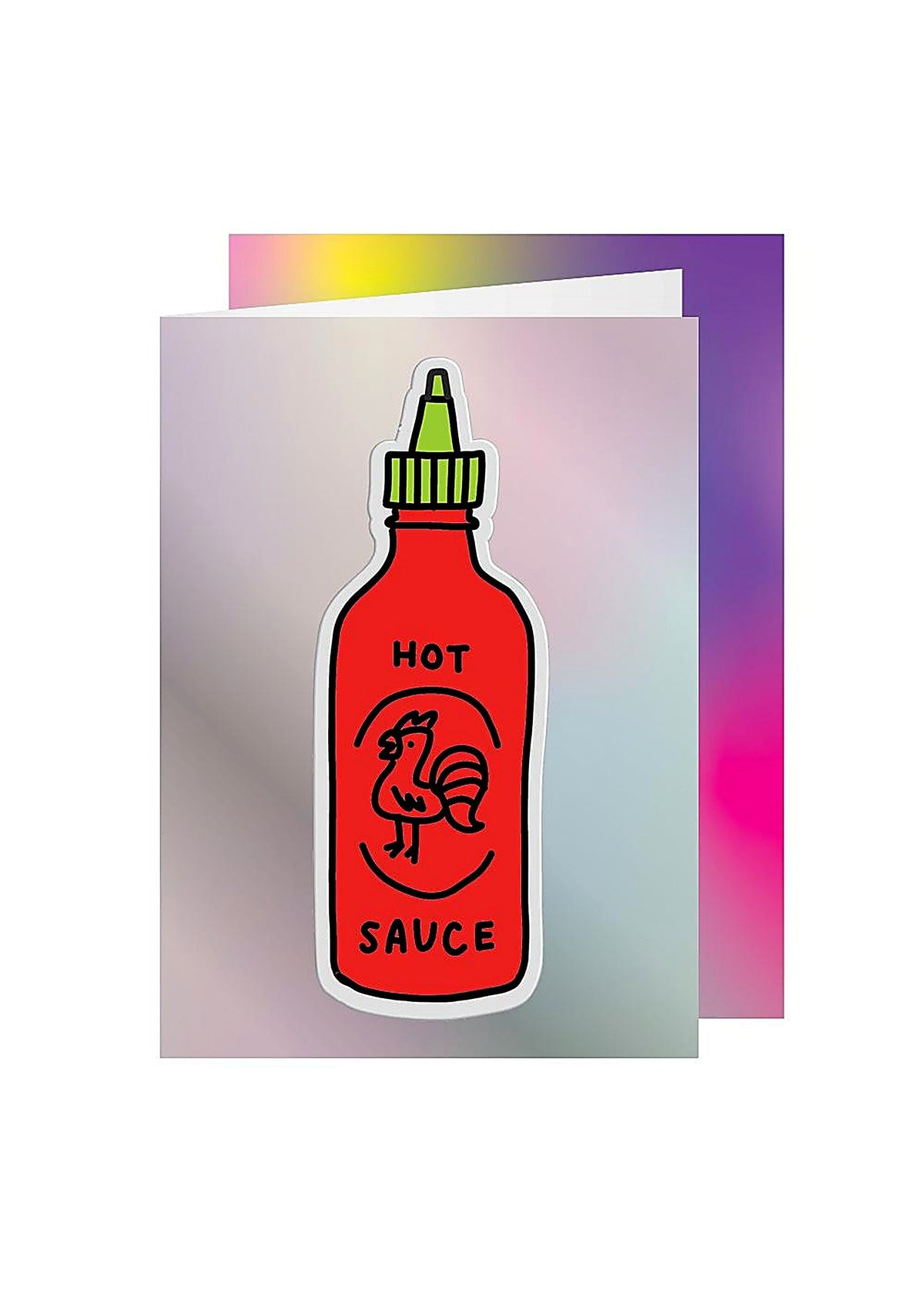 Pipsticks - Big Puffy Hot Sauce Greeting Card -