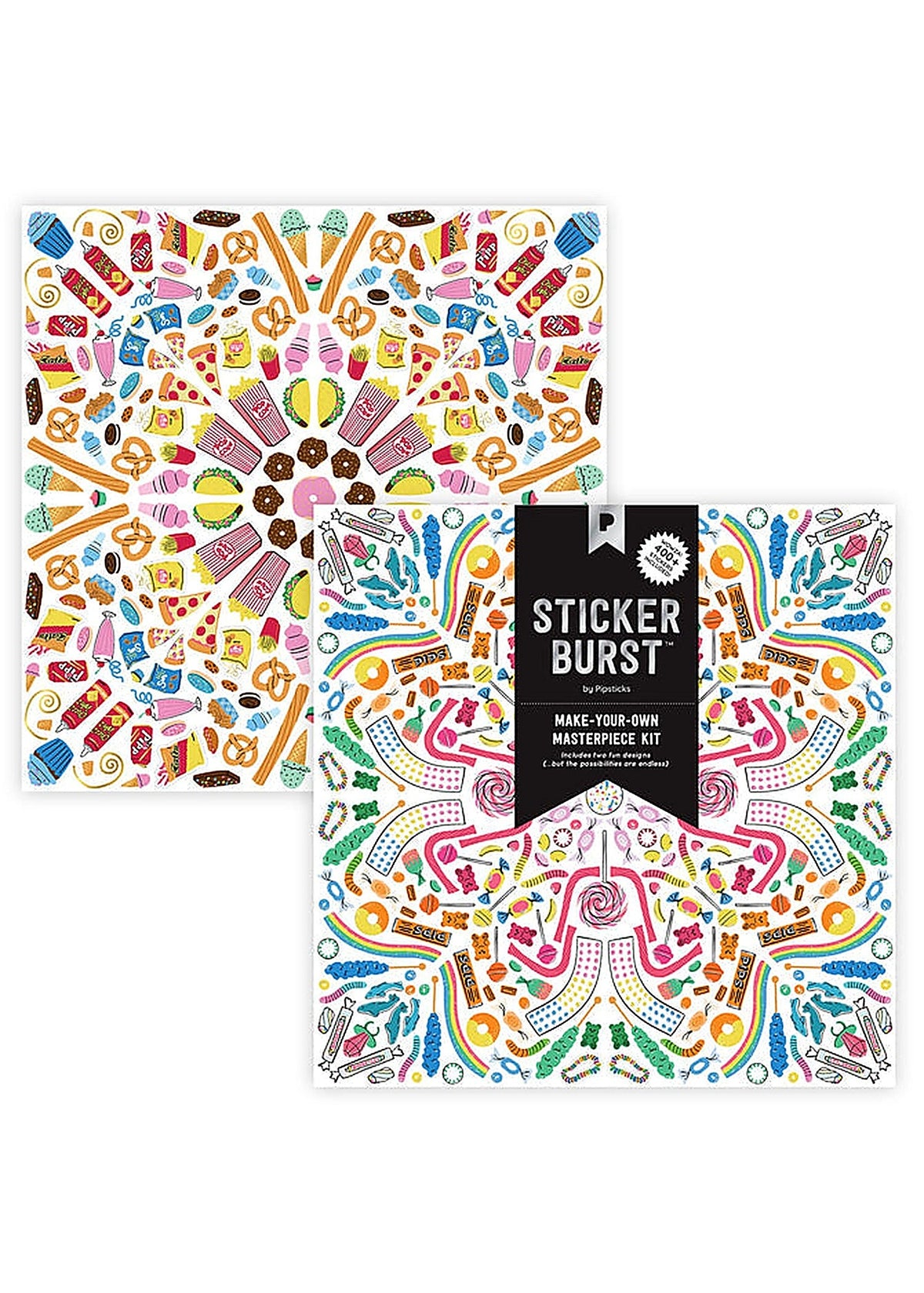 Pipsticks - Jammin' Junk Food Sticker Burst -