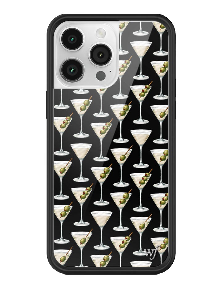 Wildflower iPhone case 14 Pro Max Ashtin Earle Olives Black Cute