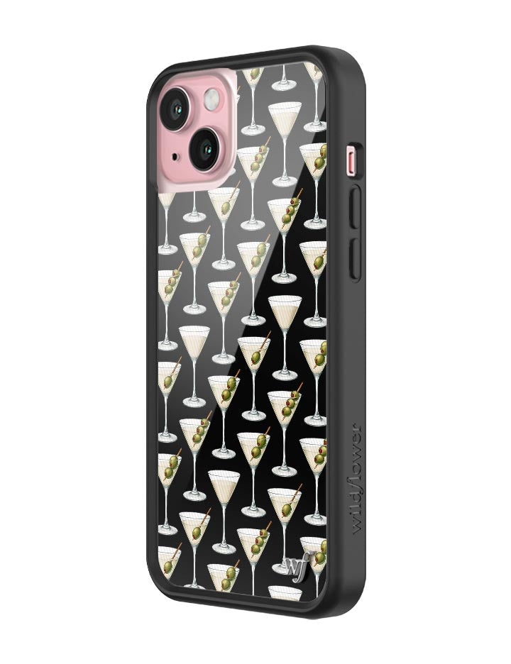 Wildflower iPhone case 15 Plus Ashtin Earle Olives Black Cute