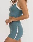 Organic Basics - Active Flow Bike Shorts - River -