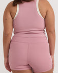 Organic Basics - Active Flow Bike Shorts - Canyon Pink -