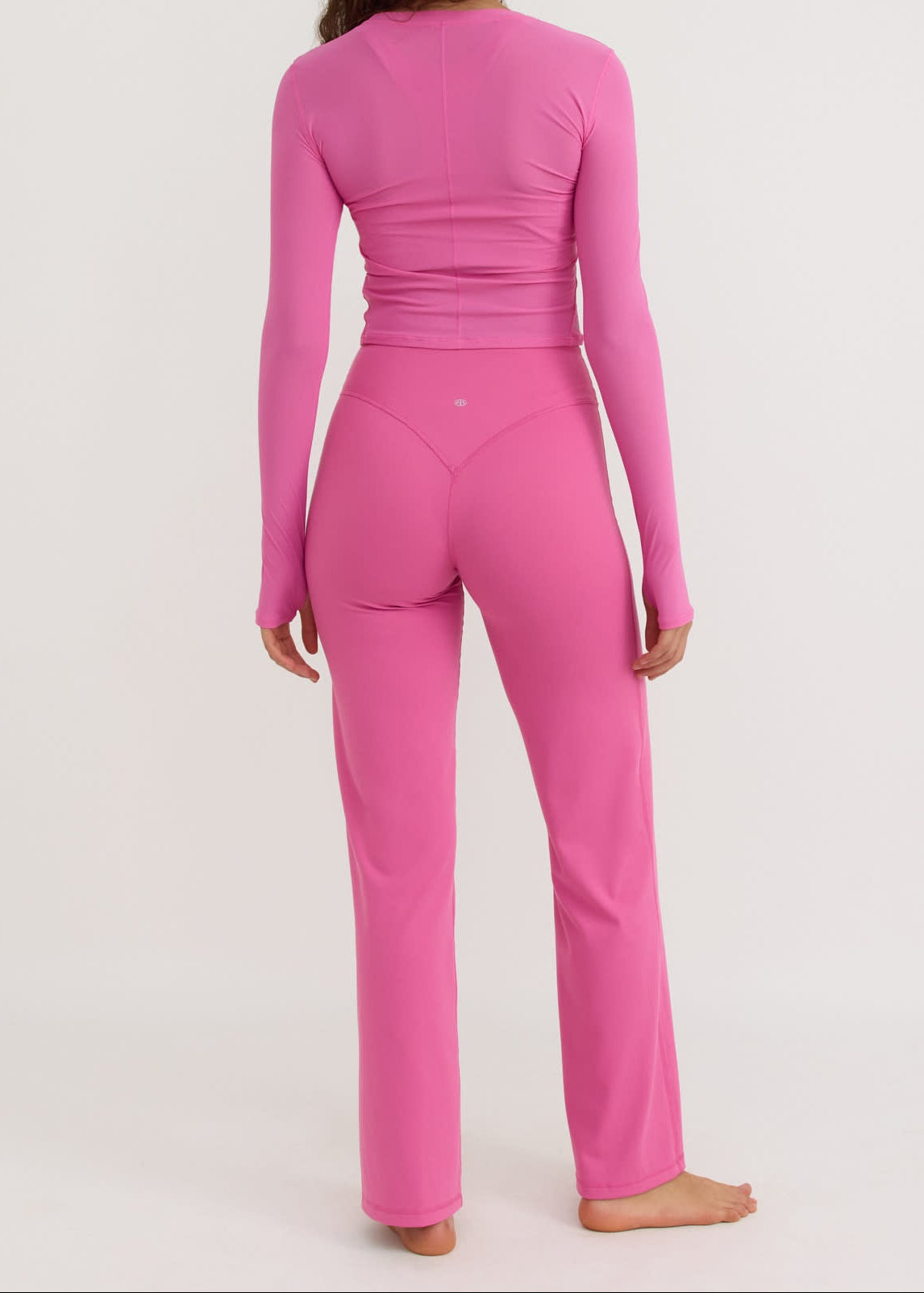 Organic Basics - Active Mesh Long Sleeve Tee - Pink -