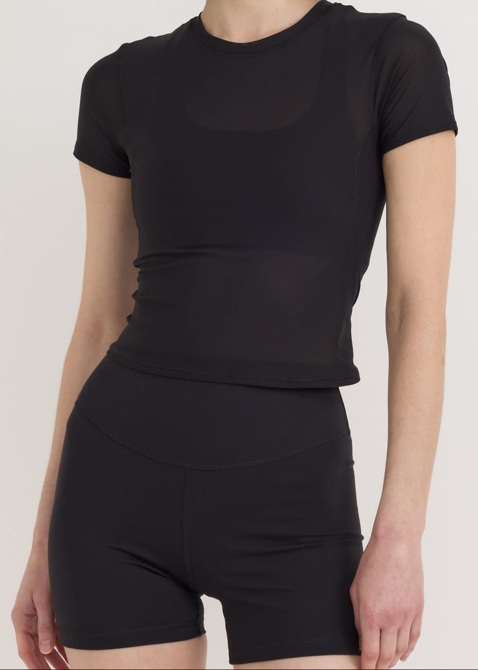 Organic Basics - Active Mesh Tee - Black -
