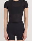 Organic Basics - Active Mesh Tee - Black -