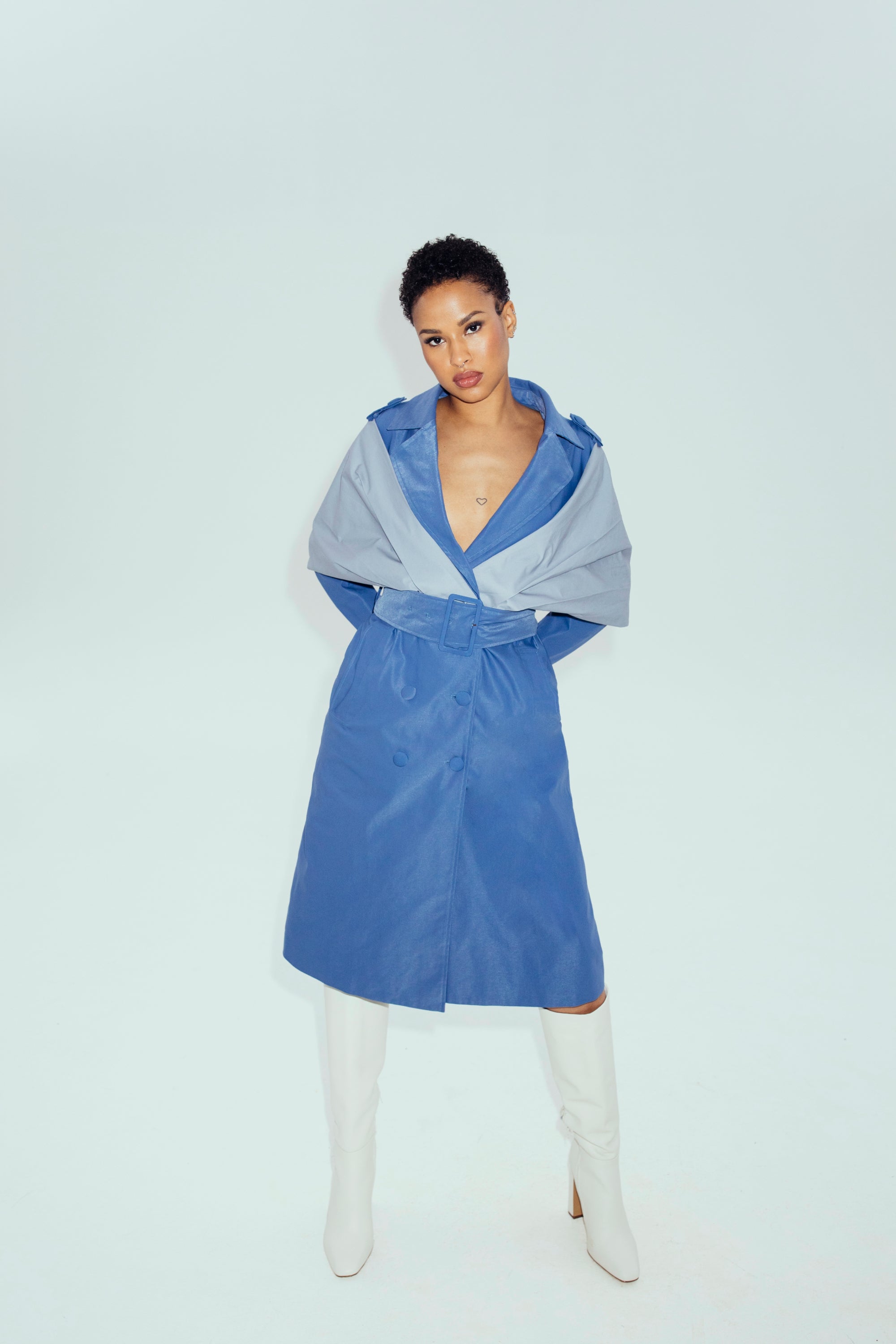 Hilary MacMillan - Maya Trench - Blue -