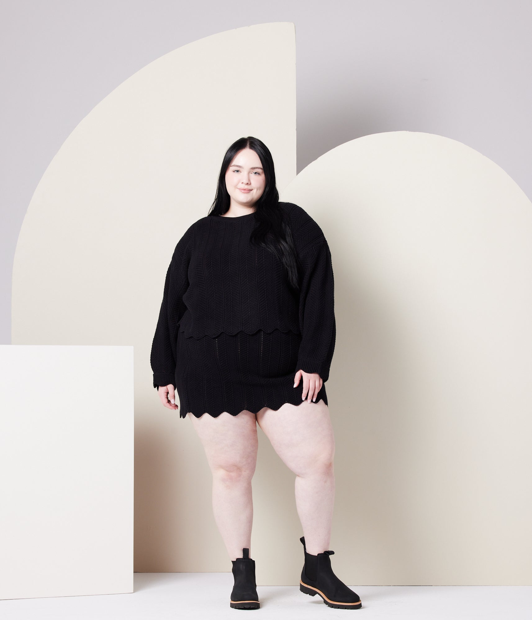 Known Supply - Lux Skirt - Washed Black -