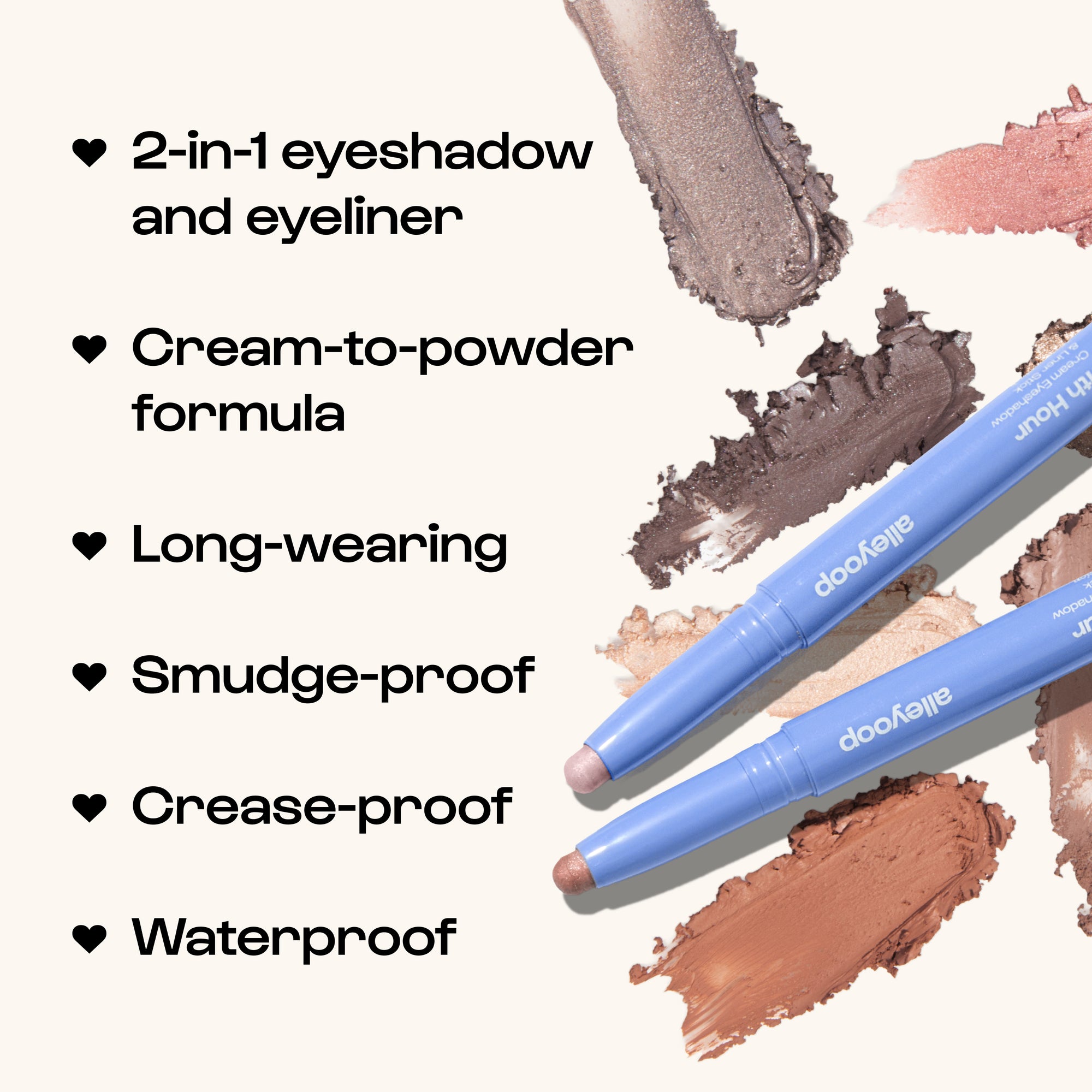 Alleyoop - 11th Hour Cream Eyeshadow & Liner Stick - Bronze Medal -
