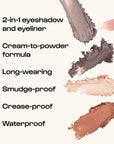 Alleyoop - 11th Hour Cream Eyeshadow & Liner Stick - Charcolit -