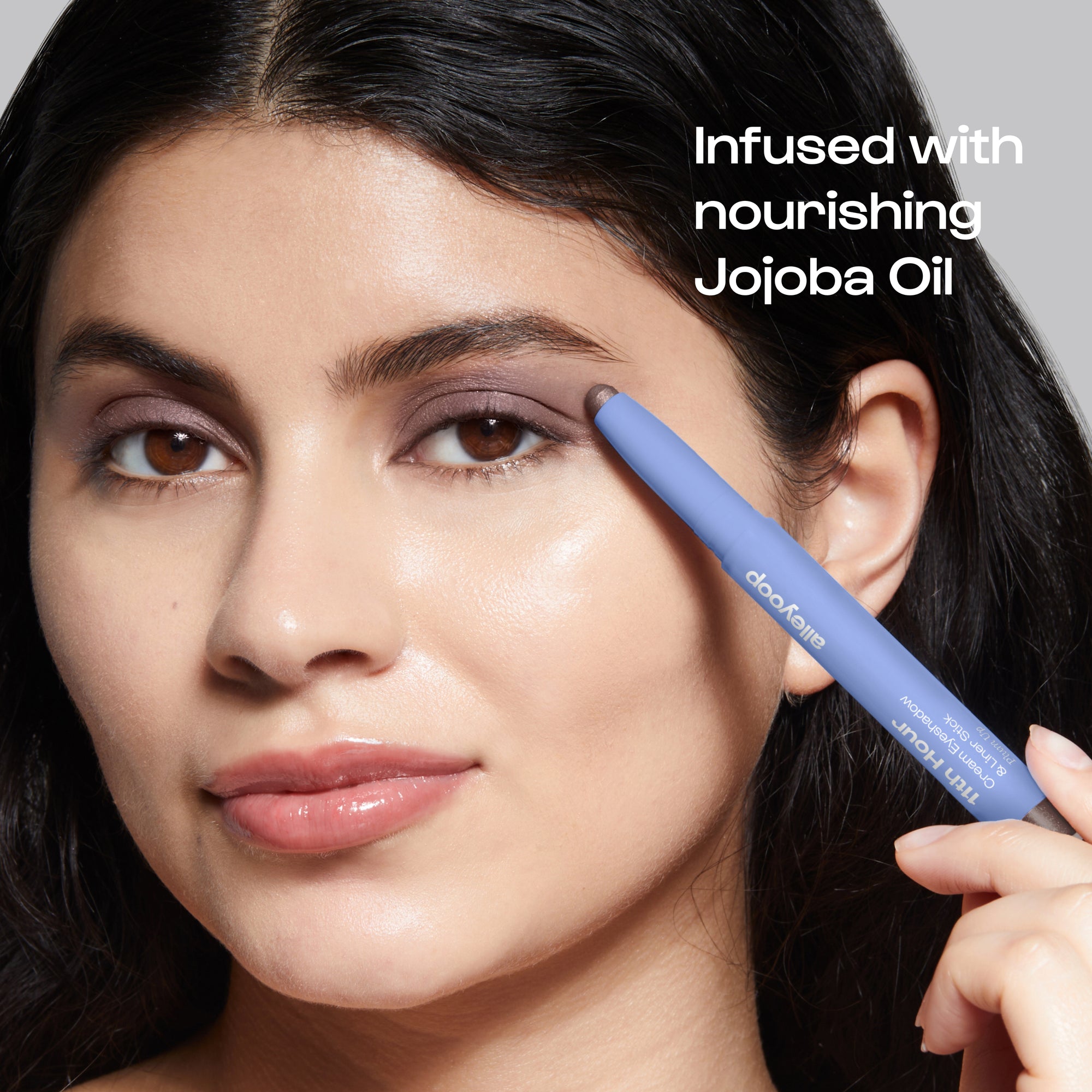 Alleyoop - 11th Hour Cream Eyeshadow & Liner Stick - Plum Up -