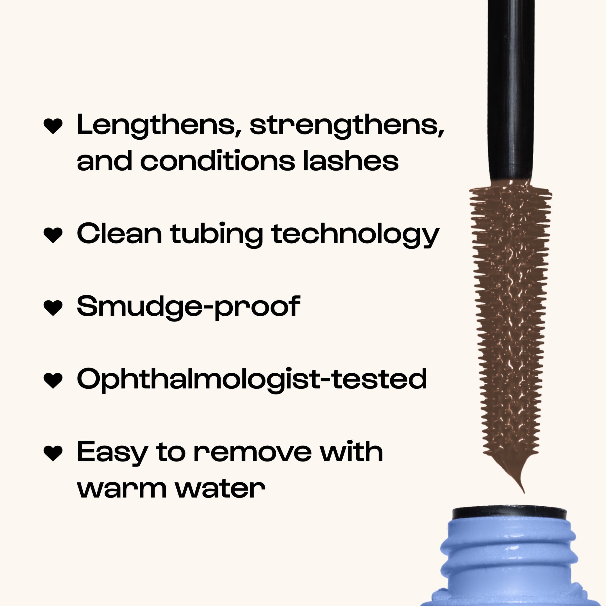 Alleyoop - Go the Distance Mini Tubing Mascara - Brown -