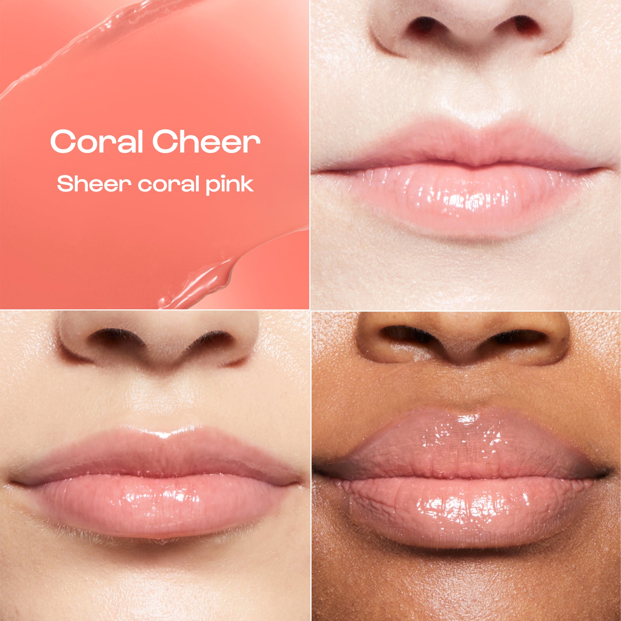 Alleyoop - Lip Goals Triple Peptide Gloss - Coral Cheer -