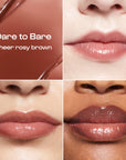 Alleyoop - Lip Goals Triple Peptide Gloss - Dare to Bare -