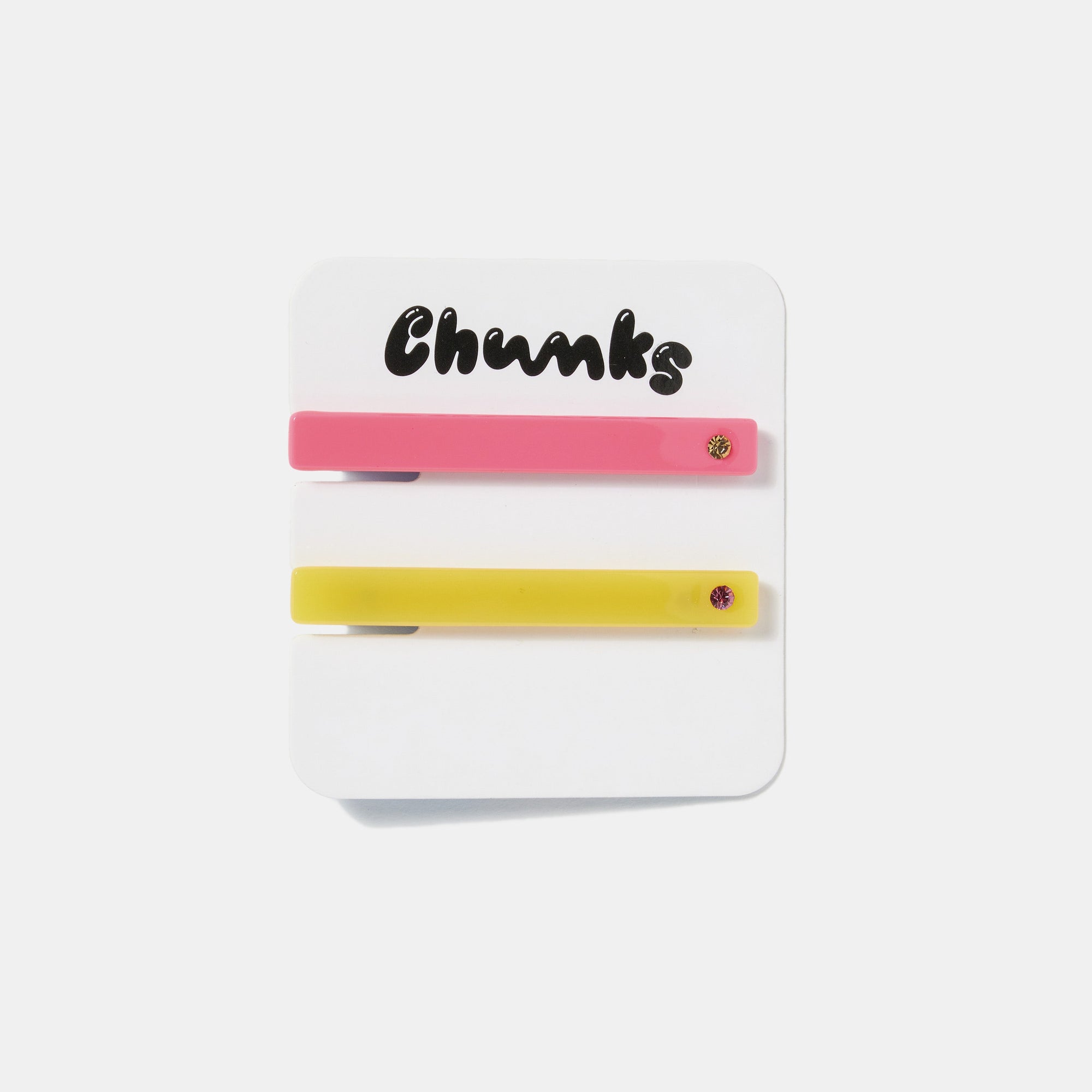 Chunks - Allie Clips - Mango & Pink -