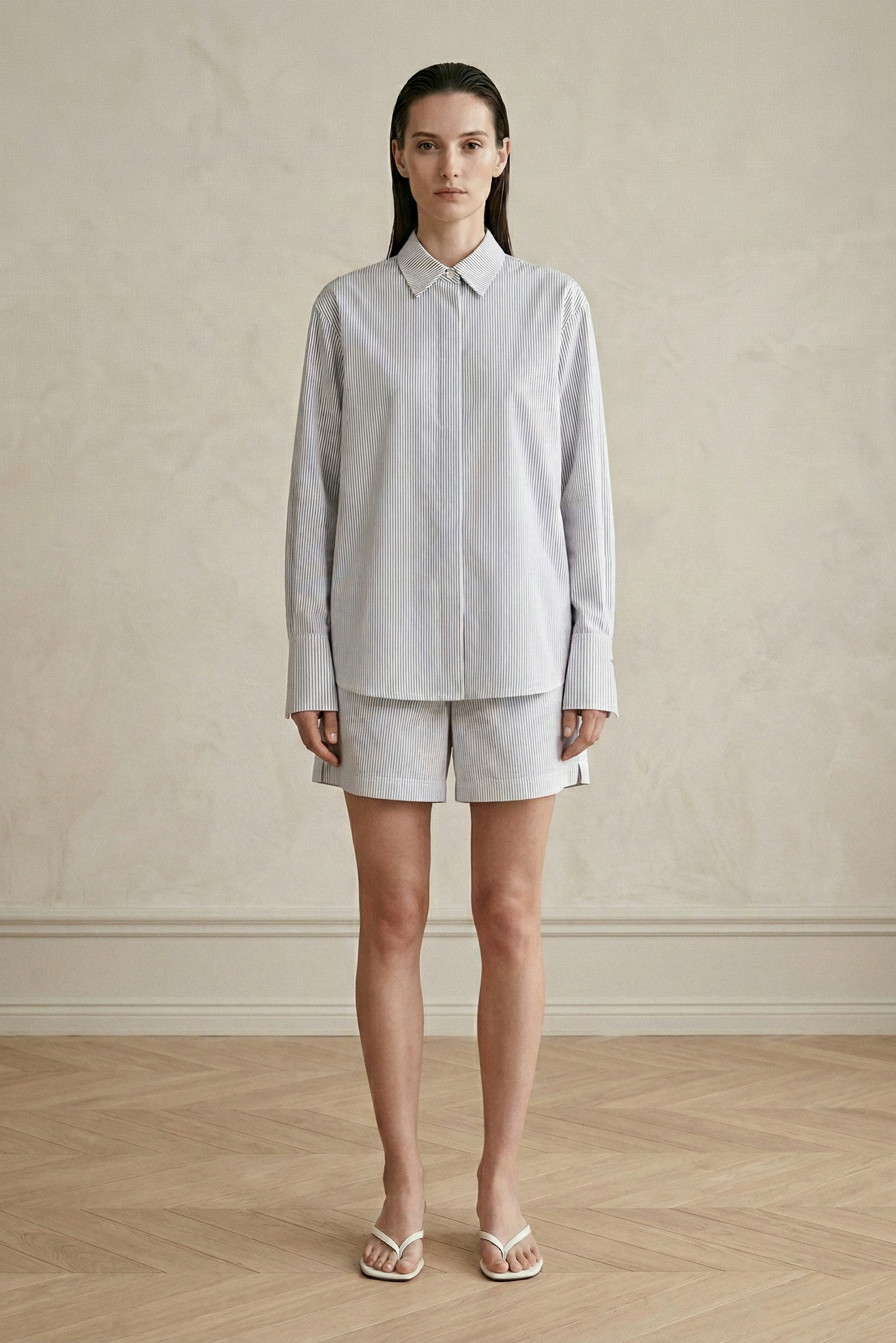 Gergana Ivanova - Isabella Shorts Cotton Stripe -