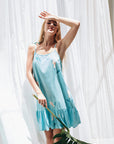 Me + Lia - Amelia Dress - Light Turquoise -