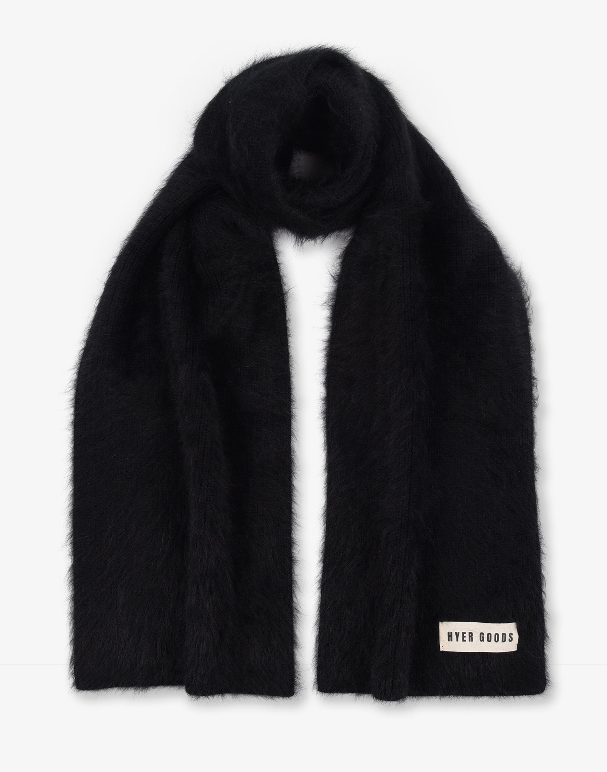 Angora Scarf - Black