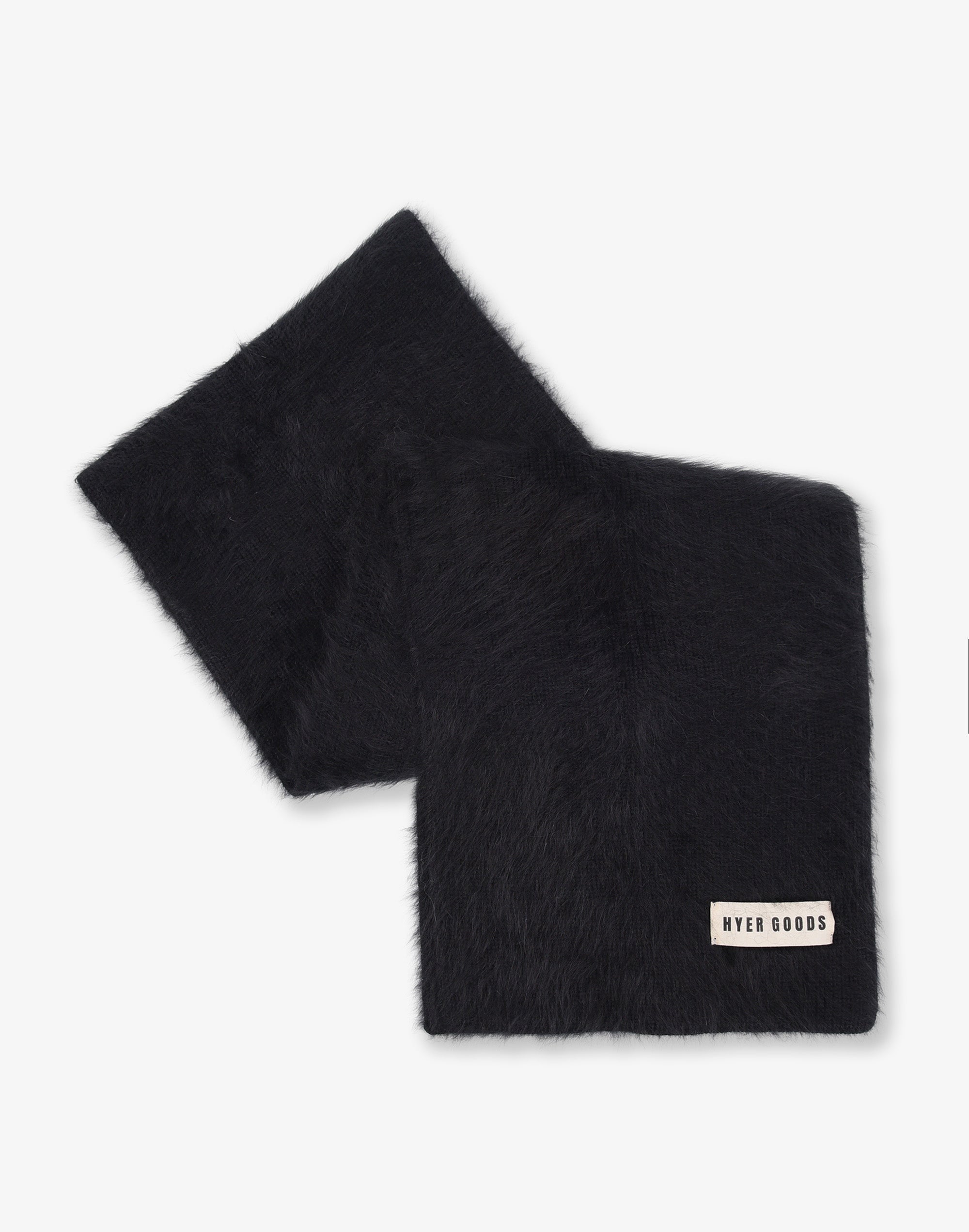 Angora Scarf - Black