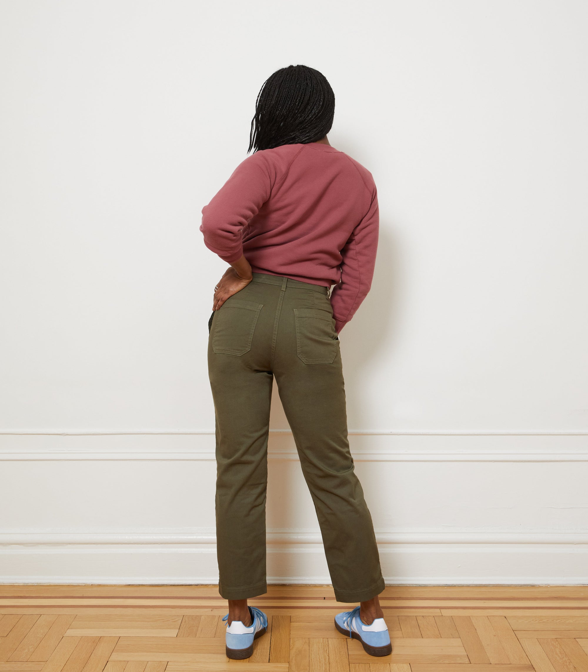 Loup - Nico Crew Neck Sweatshirt - Auburn -