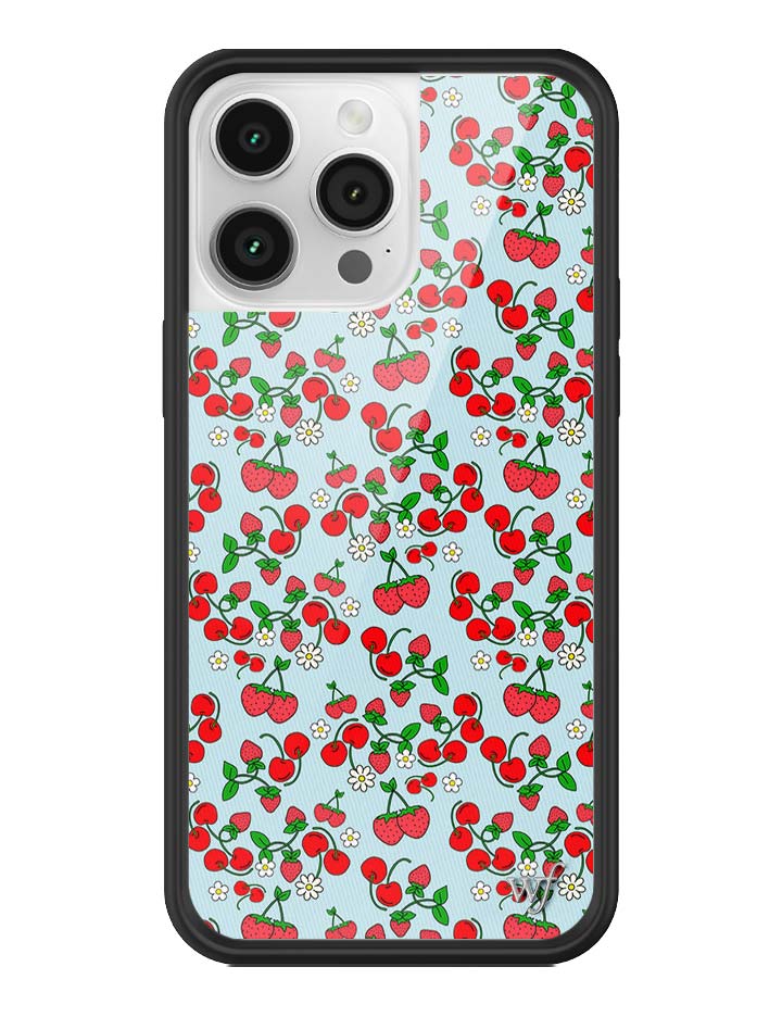 Wildflower iPhone case 14 Pro Max Baby Berries Fruit Cute