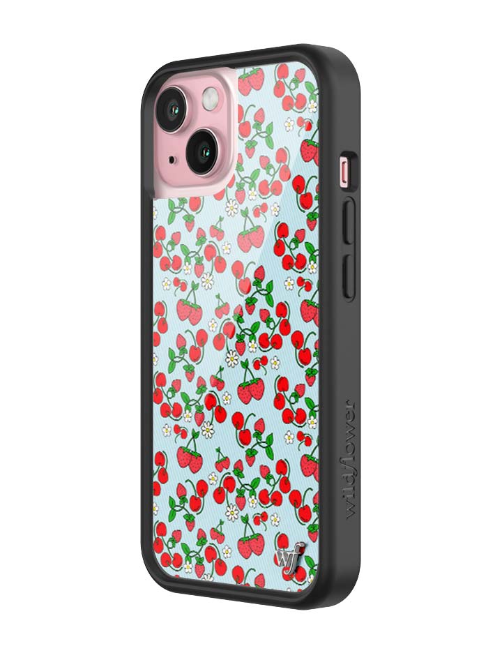 Wildflower iPhone case 15 Baby Berries Fruit Cute