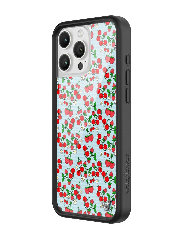 Wildflower iPhone case 16 Pro Max Baby Berries Fruit Cute