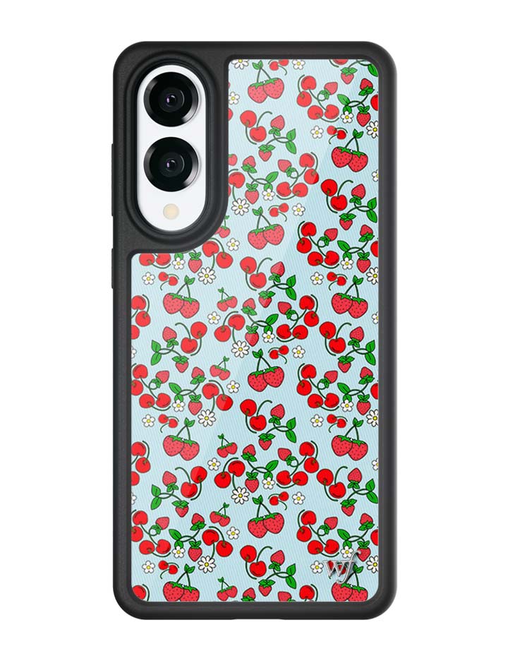Wildflower Galaxy S25 case Edge Baby Berries Fruit Cute