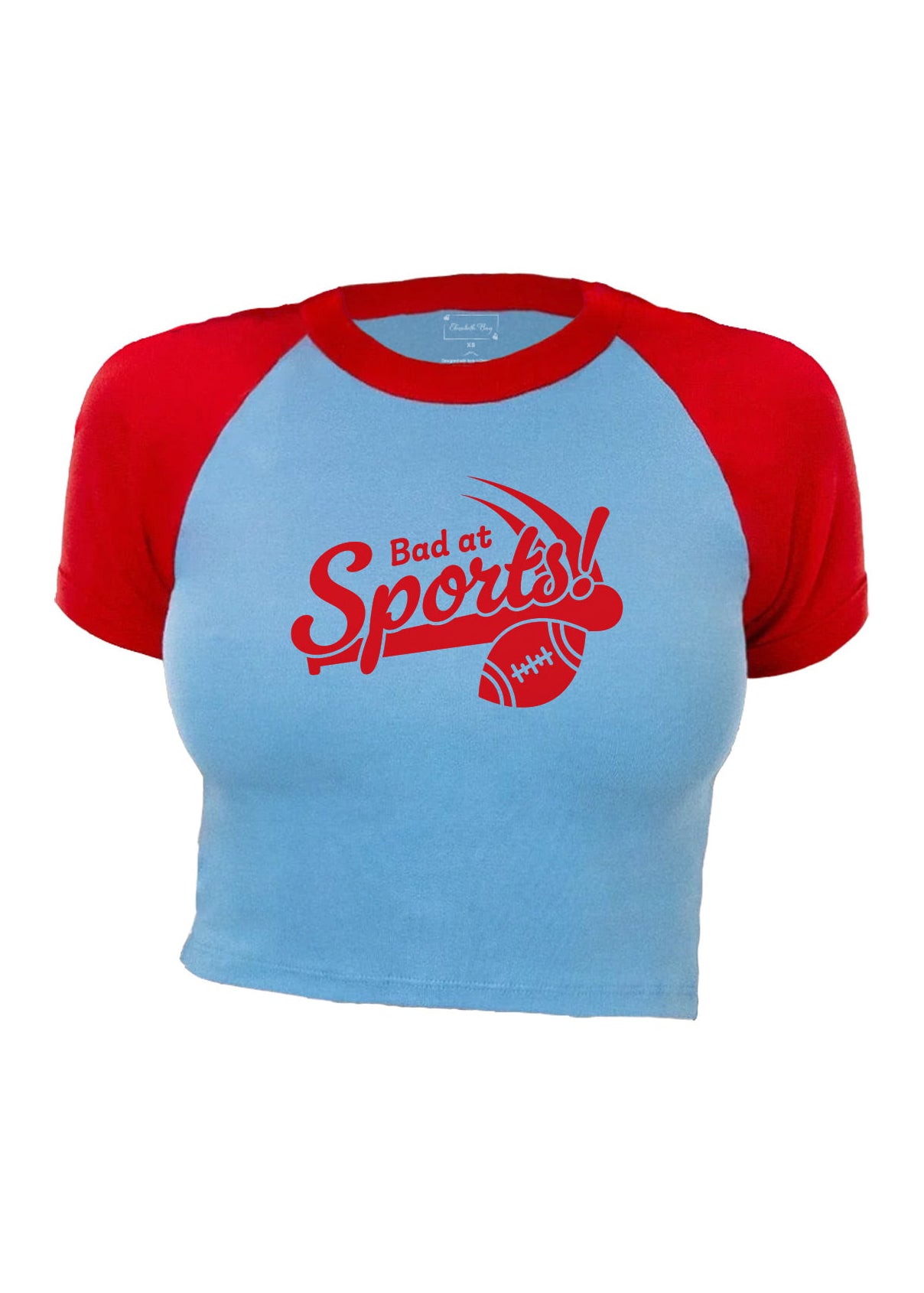 Bad at Sports | Rag Tee - Red &amp; Blue