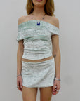 Campbell & Kramer - Olympia Skirt - Sage Velvet -