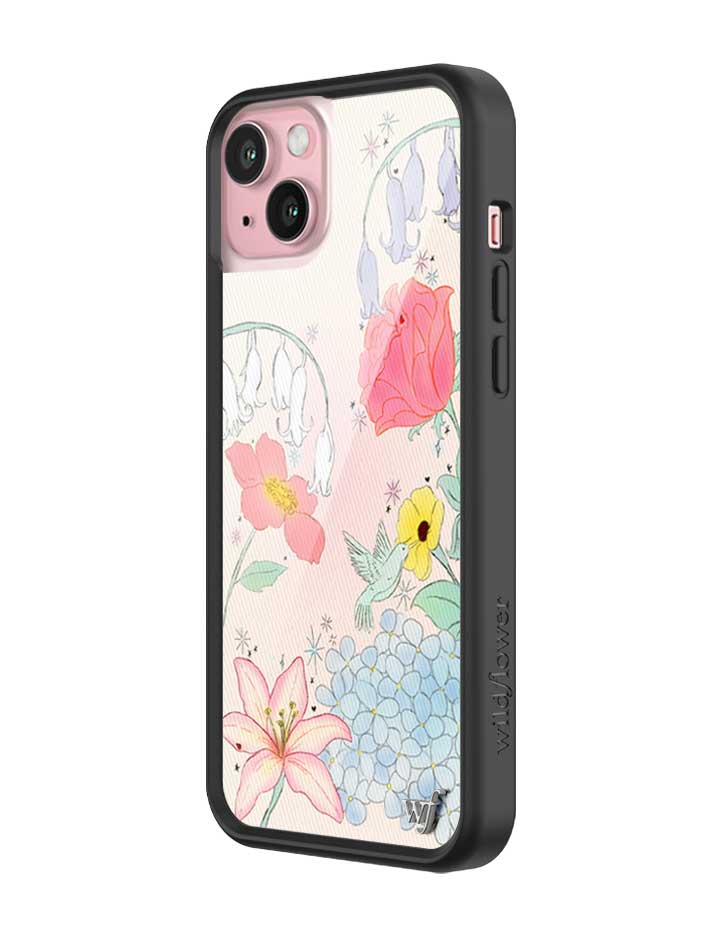 Wildflower iPhone case 15 Plus Bluebelle Dreams Flowers Cute