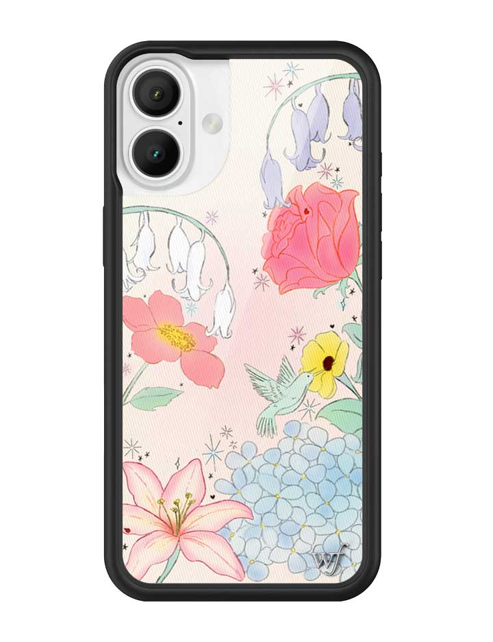 Wildflower iPhone case 16 Plus Bluebelle Dreams Flowers Cute