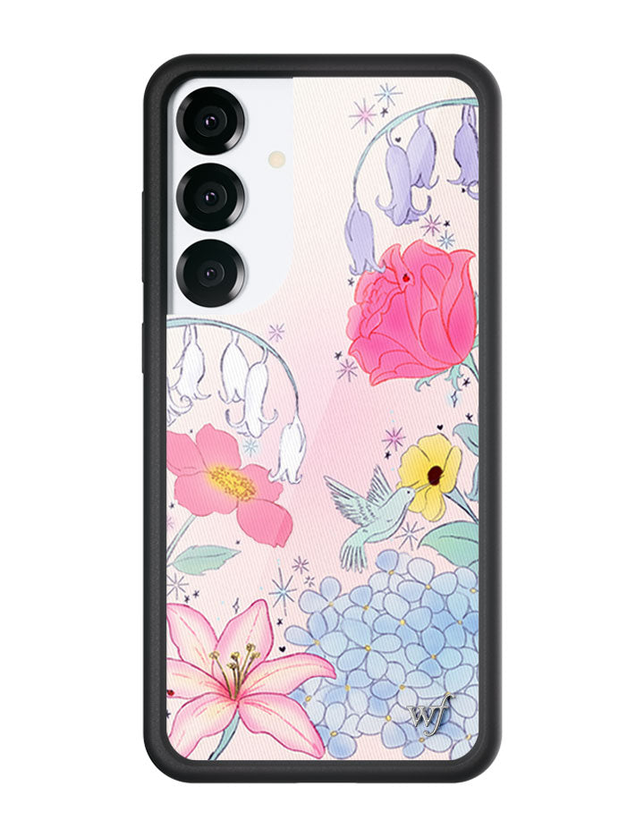 Wildflower Galaxy S25 case Plus Bluebelle Dreams cute