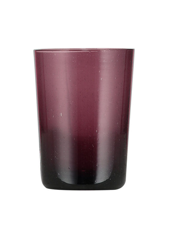 Handmade Glass Tumbler - Garnet