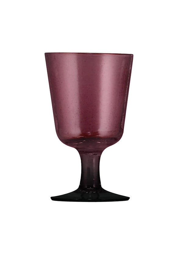 British Colour Standard - Handmade Wine Glass - Garnet -
