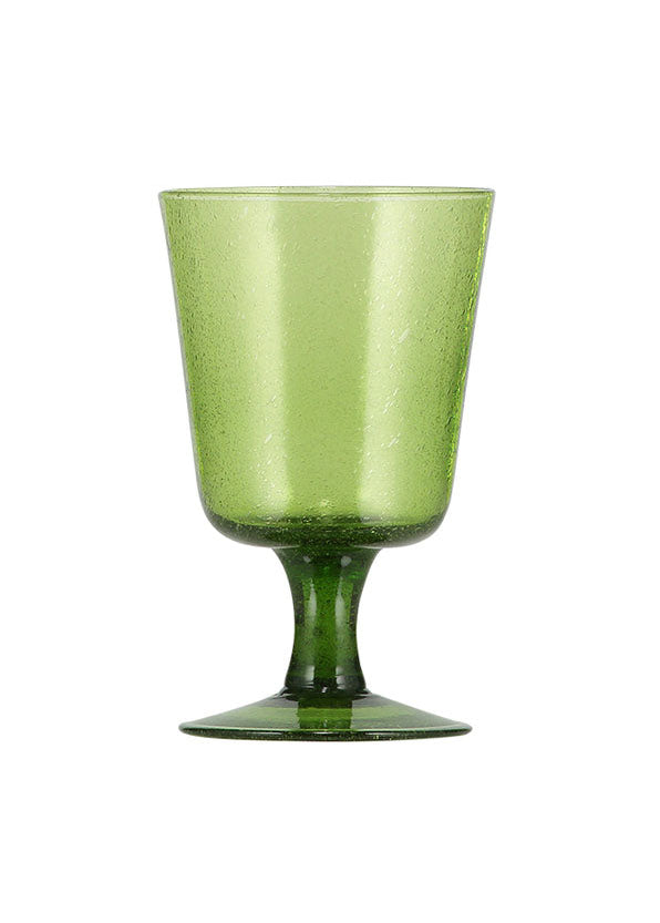 British Colour Standard - Handmade Wine Glass - Apple -