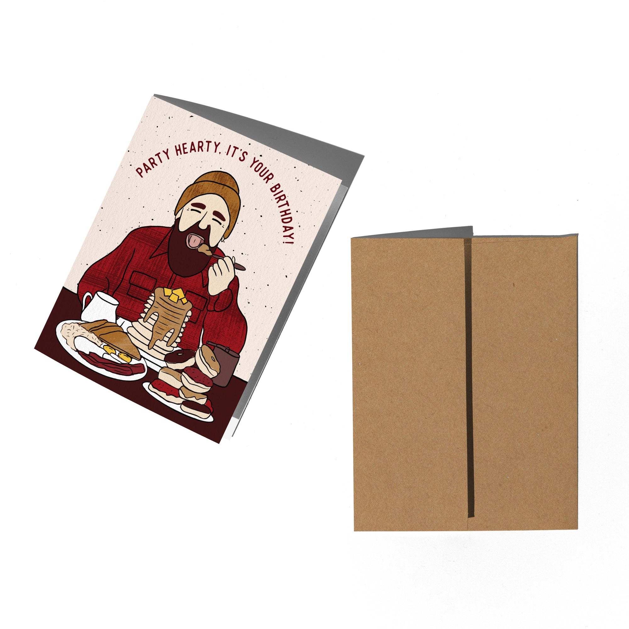 BOSS DOTTY PAPER Co. - Lumberjack Birthday Card -